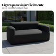 thumbnail image 4 of Abbraccia Sofá inflable para camping, funda desmontable, portátil, reforzado, ergonómico, inflador automático, 4 of 6