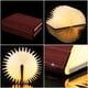 thumbnail image 5 of Lámpara plegable Vergissm de madera para libros, luz LED de 3 colores, 5 of 6