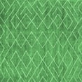 thumbnail image 1 of Ahgly Company Indoor Square Abstract Emerald Green Contemporary Area Rugs, 4' Square, 1 of 4