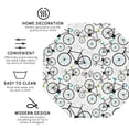 thumbnail image 3 of Pofeuu Bicycle Print Coasters for Drinks, 4Pack PU Leather Coasters, Bar Drink Coasters for Tabletop Protection, Furniture from Damage-Octagon, 3 of 6