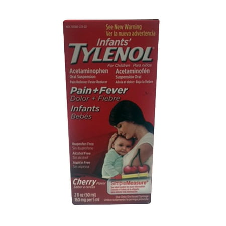 infants tylenol suspension drops 1 oz. cherry