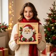thumbnail image 5 of Christmas Pearl Art Kits for Adults Pearl Diamond Art Diy Kits DIY Pearl Painting Kit for Beginners,7.87x7.87 Inch Gemstone Diamond Dots Beads Handmade Hanging Painting Kit for Home Wall Decor, 5 of 7
