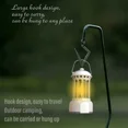thumbnail image 5 of European Roman Pillar Vintage Camping Lantern Flashlight Rechargeable Lamp with Hook Warm White Light for Camping, Exploring (Black-USB L800BR), 5 of 7