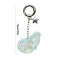 thumbnail image 5 of Angel Wing Charm Keychain Acrylic Pendant Fashionable Bag Decoration Daily Use, 5 of 15