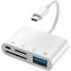 thumbnail image 1 of Innotech Lector de Tarjetas SD USB C 4 en 1 Con Puerto de Carga Adaptador USB 3.0 OTG, 1 of 10
