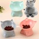thumbnail image 3 of 1~10PCS Pet Bowl Large Capacity Cats Bowls Oblique Mouth Cute Cartoon Cat Shape Puppy Food Dispenser Feeder Small Animal Dog ShopWise Round, 3 of 21