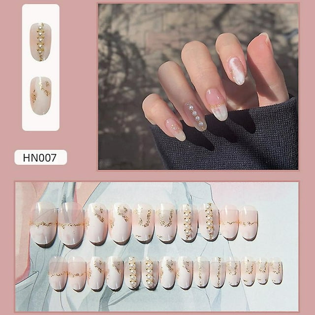 Parche de manicura Falso Nails HUOGUO Flash Wear, largo y moderno