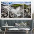 thumbnail image 1 of Rocky Cascade de Dettifoss en Islande - Impression Paysager Uvre Murale, 1 of 3