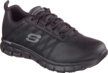 women's skechers work relaxed fit sure track erath slip resistant