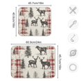 thumbnail image 4 of Yayeee Dish Drying Mat for Kitchen Counter 18"x24" Microfiber Absorbent Pad, Beige Deer, 4 of 7