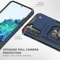 thumbnail image 2 of FIEWESEY for Samsung Galaxy S22 Phone Case Military Grade Drop Rugged Cover Anti-Scratch Protective 360° Rotate Kickstand Sturdy Shockproof Phone Cover for Samsung Galaxy S22 6.1 inch(Blue), 2 of 7