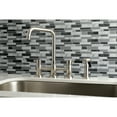 thumbnail image 2 of Kingston Brass KS8288DKLBS Kaiser Bridge Kitchen Faucet with Brass Side Sprayer, Brushed Nickel, 2 of 8
