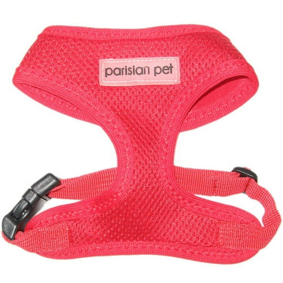 Parisian Pet Mesh Harness Neon Red
