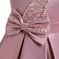 thumbnail image 6 of XXWXYD Girls 𝖥loral Lace Satin Dresses Ball Gowns Princess Dress Pageant Wedding Par𝗍y Double Layer Bow Sash Toddler Kid Formal Gown Celebration Dress Special Occasion, 6 of 9
