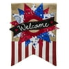 Evergreen Flag Patriotic Banner Welcome House Flag