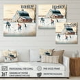 thumbnail image 4 of Designart Kids Playing Hockey In Winter I Canvas Wall Art, 4 of 5