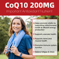 thumbnail image 2 of (3 Pack)Bbeeaauu CoQ10 200mg Coenzyme Q10(Ubiquinone) Supplement for High-Absorption, Powerful-Antioxidant, Support Heart & Energy-Production,360 Servings, 2 of 8