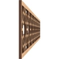 thumbnail image 3 of Ekena Millwork 46 5/8"W x 8"H x 3/8"T Chicago Fretwork Moulding, Hickory, 3 of 13