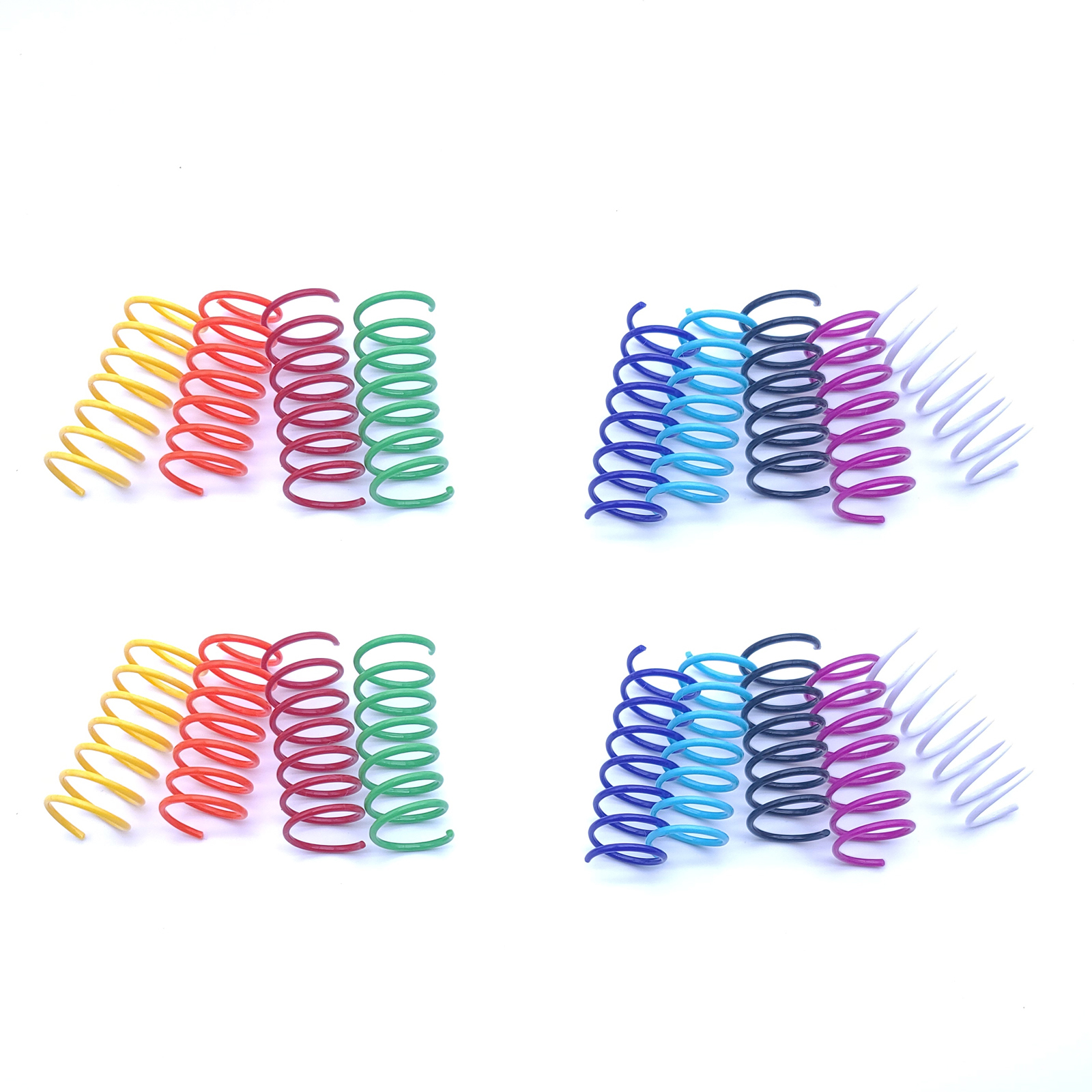 JoyArrive 18-Piece Cat Spring Toys, 9 Bright Colors photo 2