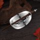 thumbnail image 4 of Horquilla vikinga TUNC pinzas de pelo celtas Metal ovalada con palillo para cabello grueso, 4 of 5