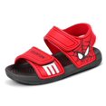thumbnail image 1 of Verano Nuevos zapatos de playa suaves antideslizantes Capitán América Spiderman Mickey Sandalias abiertas para niños Wild Boys Girls Student Kids Shoes30 (plantilla 18.9cm) Gao Jinjia LED, 1 of 2