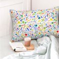 thumbnail image 4 of KLL Housses de Coussin Éducation et Science Fermeture Enveloppe, Super Douce et Confortable Housse de Coussin en Polaire Pelucheuse-20"x30 Pouces, 4 of 6