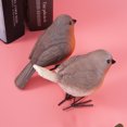 thumbnail image 3 of MasteelfCA 2pcs Bird Model Resin Material Animal Figure Toy Simulated Ornaments for Home, 3 of 8