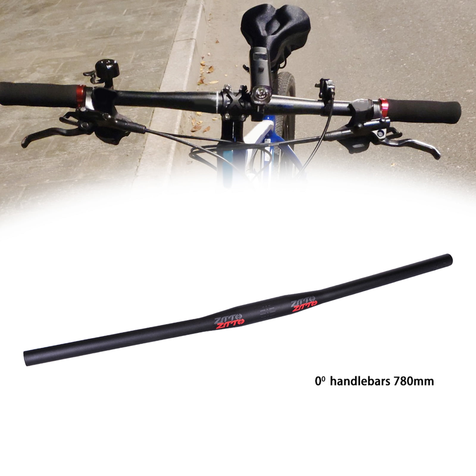 Lightweight Mountain Bike Handlebar Downhill DH Extra Long Riser Bar 780mm Degree Walmart