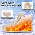 thumbnail image 3 of Womens Waterproof Winter Wide Toe Box Snow Boots Lightweight Warm Ankle Booties, 3 of 8