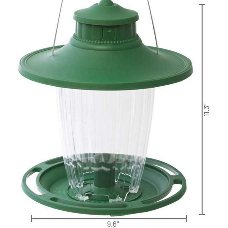 Stokes Select Bird Feeder, 5 Feeding Ports, 4.3-Lbs Bird Seed Capacity, Lantern-Style Wild Bird Feeder, Green Stokes Select Bird Feeder, 5 Feeding Ports, 4.3-Lbs Bird Seed Capacity, Lantern-Style Wild Bird Feeder, Green