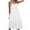 White, variant on YODETEY Summer Dresses Women Summer Seaside Sling Sleeveless V-Neck Solid Color Casual Dress