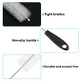 thumbnail image 4 of Kit de limpiador de cepillos de drenaje flexible, 4 piezas de cepillo limpiador de tuberías de doble cabeza para plomería de fregadero de cocina en casa (azul), 4 of 6