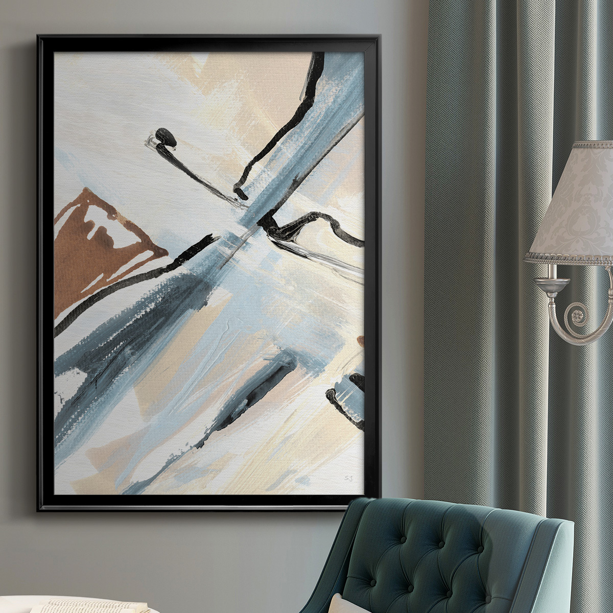 Dancing Wind Revisit I Premium Classic Framed Print - Ready to Hang