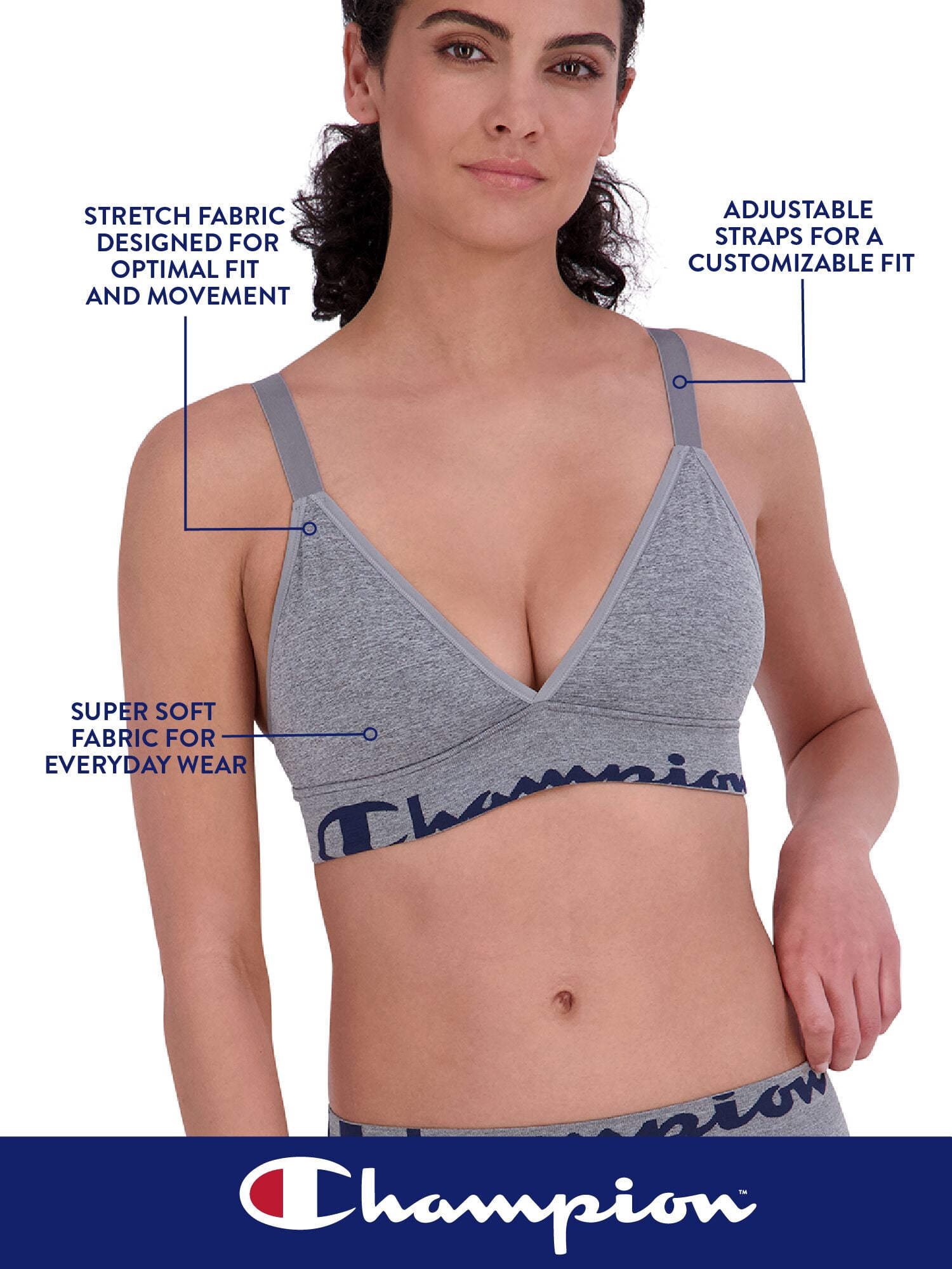 Champion Women’s Seamless Bralette, Sizes S - 2XL