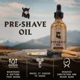 thumbnail image 2 of Striking Viking Pre Shave Oil for Men Sandalwood Moisturizing Shaving Oil Beard Prep, 2 of 6