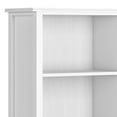 thumbnail image 4 of Simpli Home Artisan Solid Wood Contemporary 72 inch Wide TV Stand with Two 26 inch Wide 5 Shelf Bookcases in White (Set of 3), 4 of 10