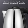 thumbnail image 6 of Premium Stainless Steel Electric Kettle 110V US Plug, Rapid Boiling, Auto Shut-Off, Hot Water Boiler for Home, Dorm & Travel, Ideal Coffee Companion, Thanksgiving Christmas Holiday Gift, 6 of 10