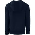 thumbnail image 3 of Men's Cutter & Buck  Navy Boston Red Sox Roam Eco Half-Zip Recycled Pullover Hoodie, 3 of 3