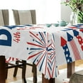 thumbnail image 3 of Coolnut Independence Day Rectangle Tablecloth Spill-Proof Polyester Table Cloth Table Cover for Kitchen Dining Picnic Holiday Party Decoration,54"x54", 3 of 7