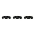 thumbnail image 2 of kurtrusly Comfortable Wear In Multiple Sizes With Stylish PU Durable PU Cat Collar Dogs Collars black 2.0*40cm 3Set, 2 of 6