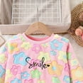 thumbnail image 5 of Fozruso 2 Piece Outfit Sets Girls Outfits Set Toddler Winter Flower Top And Jogger Pants Comfy Casual Playwear For Daily Outdoor Party Travel Holiday,4-5 Years(Multicolor), 5 of 6