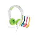 thumbnail image 1 of Audífonos Buddyphones  Alámbricos School+ para niños con control de audio seguro y micrófono de brazo color Verde, 1 of 3