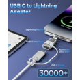 thumbnail image 4 of Adaptador USB-C a Lightning layajia para iPhone y iPad, paquete de 2, 4 of 8