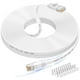 thumbnail image 1 of Cable Ethernet Folishine CAT6, 30 m/100 pies, blanco plano, 1 of 7