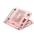 thumbnail image 3 of ruzhgo Plastic Tablet Phone Stand Ergonomic Collapsible Holder Heat Dissipation Rotation Angle Adjustable Bracket 15kg Weight Loading Black Pink, 3 of 6