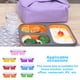 thumbnail image 3 of Bearachild Fiambrera de silicona plegable portátil para oficina, senderismo, comida, frutas, sándwich, contenedor lavable, fiambrera para niños Mostrada Rosa, 3 of 6