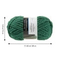 thumbnail image 2 of MAINSTAYS 2 Pack Forest Green Thick Yarn, 2 of 4