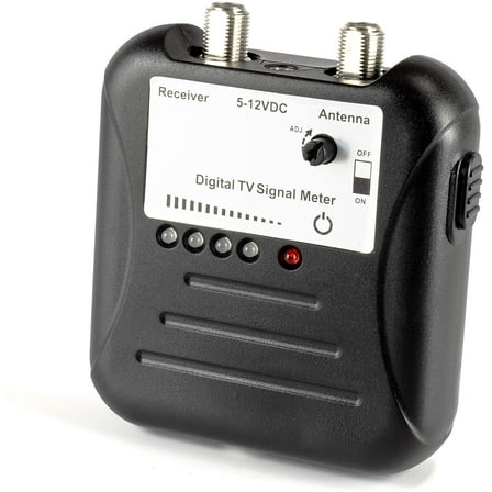 THE CIMPLE CO - OTA TV Antenna Signal Strength Meter Kit with LED Display and Coaxial Cable
