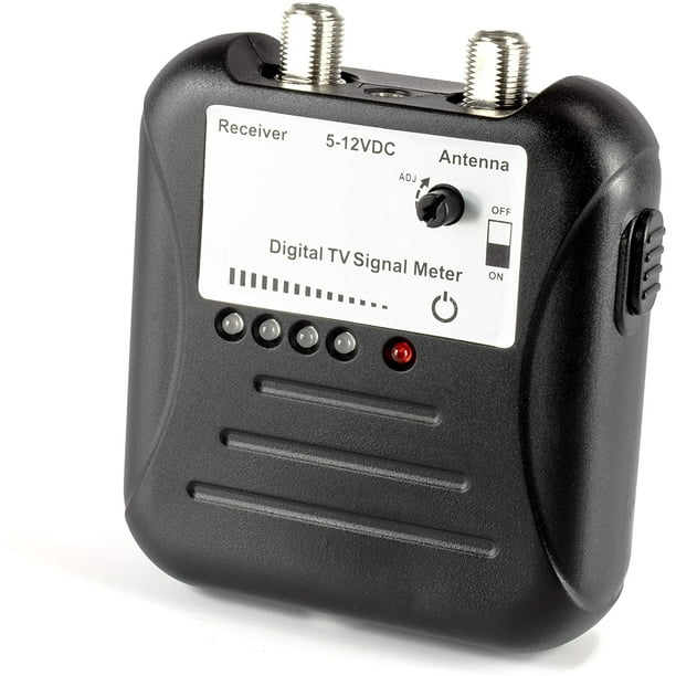 Signal Strength Meter with Adjustable Signal Strength Digital TV OTA