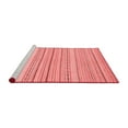 thumbnail image 2 of Ahgly Company Machine Washable Indoor Square Oriental Red Modern Area Rugs, 5' Square, 2 of 4